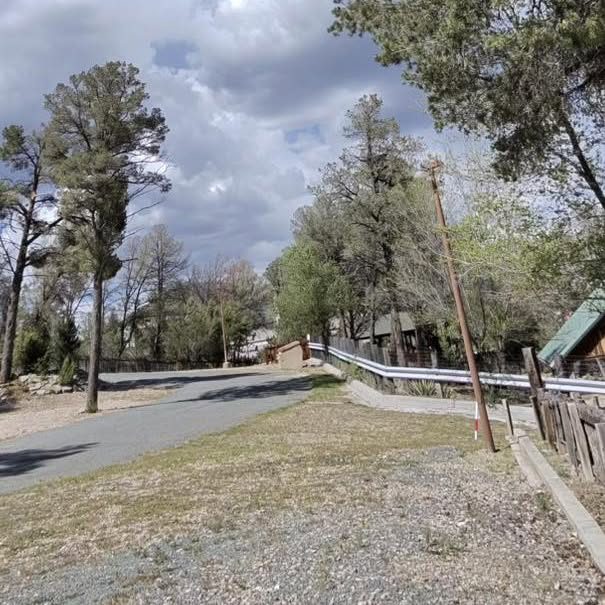 Upper park road overlooking the hillside